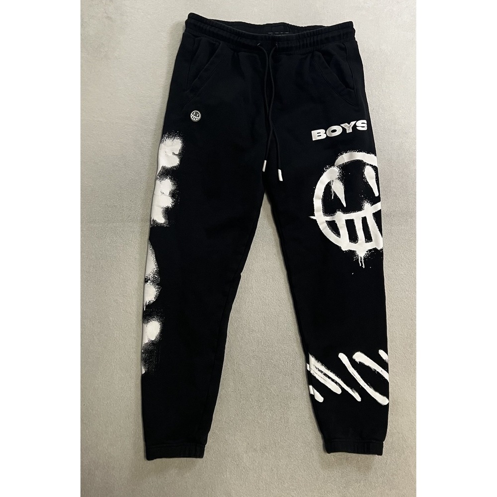 The Boys Street Vandal Sweatpants Men's Medium Black Joggers Streetwear Urban